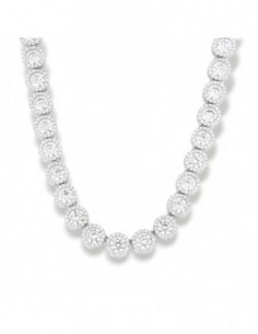 Collana Argento Rodiato Tennis Magic Zirconi Bianchi [9ca92301]