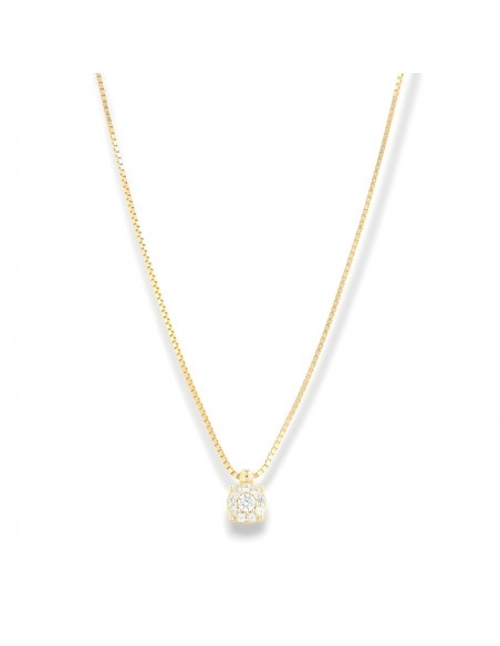 Collana Argento Dorato Punto Luce Magic 3MM [87478bf4]