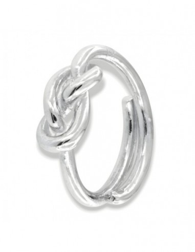 Anello Argento Rodiato Nodo [91ab43f4]