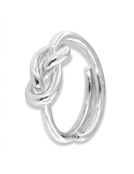 Anello Argento Rodiato Nodo [91ab43f4]