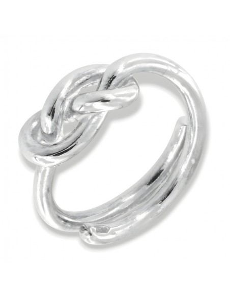 Anello Argento Rodiato Nodo [5a74e1ee]