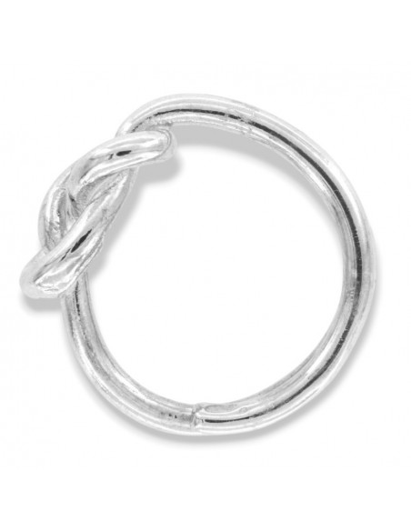 Anello Argento Rodiato Nodo [e83967f4]