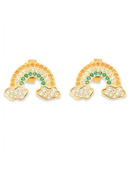 Orecchini Argento Dorato Arcobaleno [2ed7d032]