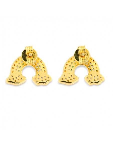 Orecchini Argento Dorato Arcobaleno [6a325b82]