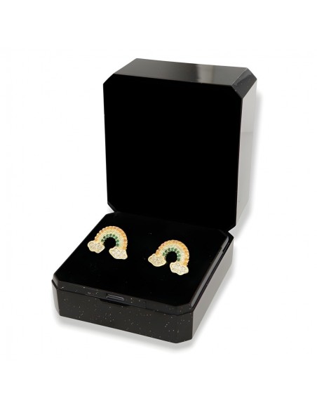 Orecchini Argento Dorato Arcobaleno [dd2f9a86]
