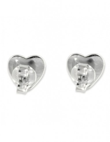 Orecchini Argento Rodiato Cuore Coccinella [d29dfd21]