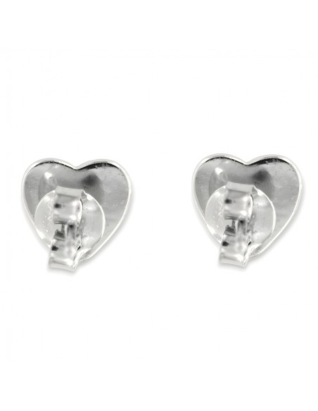 Orecchini Argento Rodiato Cuore Coccinella [d29dfd21]