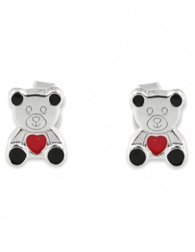 Orecchini Argento Rodiato Orsetto [2abb01fe]