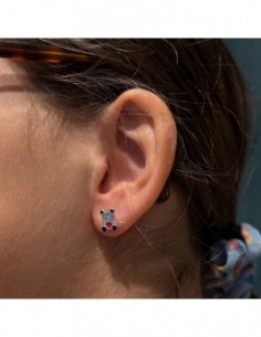 Orecchini Argento Rodiato Orsetto [2abb01fe] 2