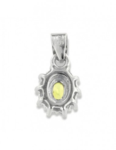 Ciondolo Argento Rodiato Principessa Fluo 4x3MM [75ee76ce]