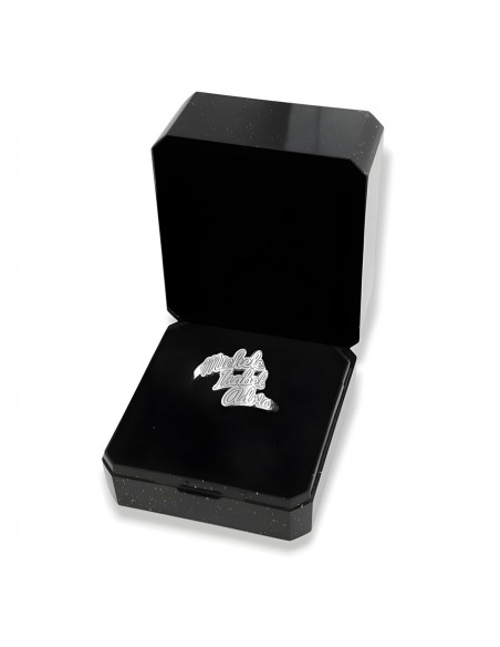 Anello Argento Rodiato Nomi Personalizzati [613634af]