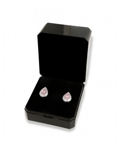 Orecchini Argento Rodiato Principessa Goccia Rosa [a1364b84]