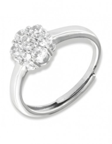 Anello Argento Rodiato Magic Fiore [943c0494]