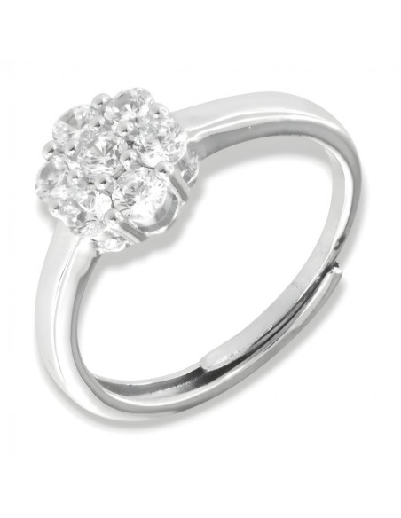 Anello Argento Rodiato Magic Fiore [943c0494]