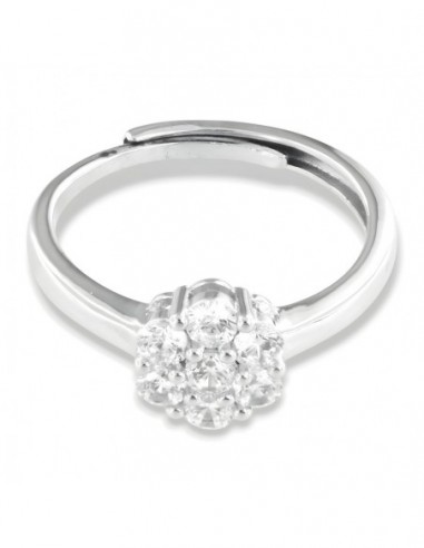 Anello Argento Rodiato Magic Fiore [ff57c183]