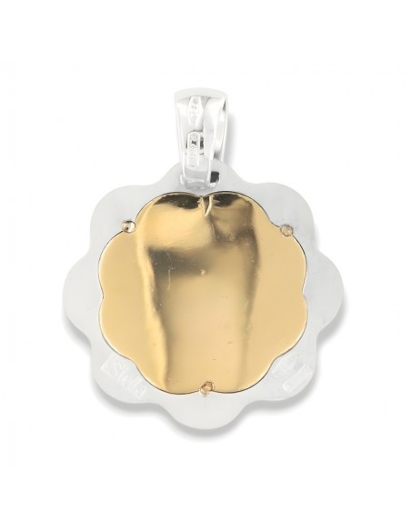 Ciondolo Oro Giallo Piastra Gesù oro Bianco [89df9539]