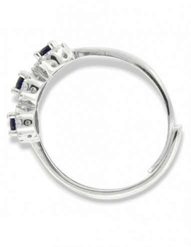Anello Argento Rodiato Trilogy Magic Blu [83c7e5e8]