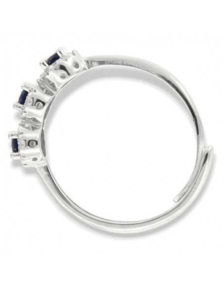 Anello Argento Rodiato Trilogy Magic Blu [83c7e5e8]