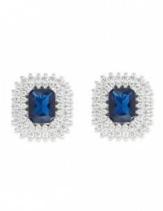 Orecchini Argento Rodiato Principessa Blu Monachina [4988724a]