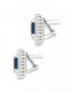 Orecchini Argento Rodiato Principessa Blu Monachina [4988724a] 2