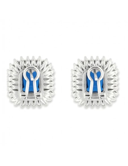Orecchini Argento Rodiato Principessa Blu Monachina [248d2ac0]