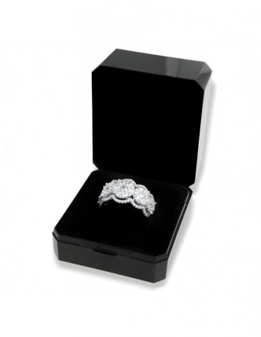 Anello Argento Rodiato Riviera Magic Zirconi Bianchi [aaf5fd17]