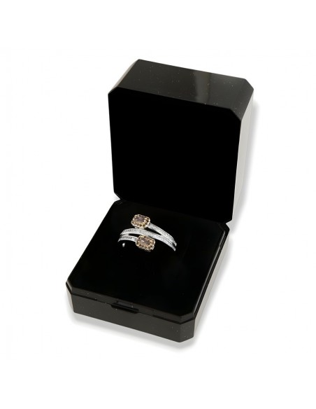 Anello Argento Rodiato Bilogy Caffè [23009415]