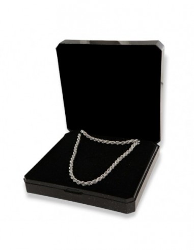 Collana Argento Rodiato Maglia Rope 9,65GR [6306ed4e]
